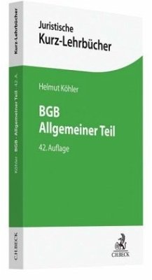 BGB Allgemeiner Teil - Lange, Heinrich;Köhler, Helmut