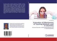 Evaluation of Effectiveness of Teaching Methods used in Chemistry - Mutwiwa, Paul