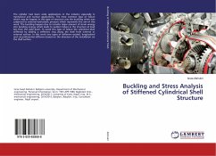 Buckling and Stress Analysis of Stiffened Cylindrical Shell Structure