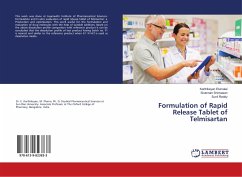 Formulation of Rapid Release Tablet of Telmisartan