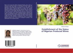 Establishment of the Status of Nigerian Produced Wines