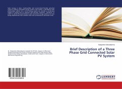 Brief Description of a Three Phase Grid Connected Solar PV System