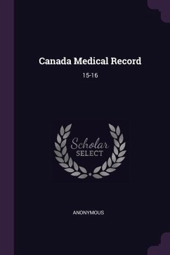 Canada Medical Record - Anonymous