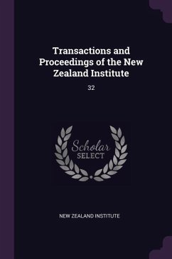 Transactions and Proceedings of the New Zealand Institute