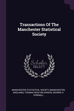 Transactions Of The Manchester Statistical Society