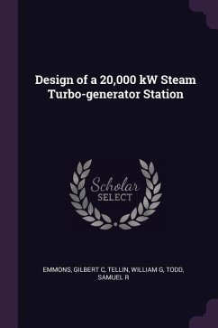 Design of a 20,000 kW Steam Turbo-generator Station