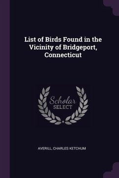 List of Birds Found in the Vicinity of Bridgeport, Connecticut