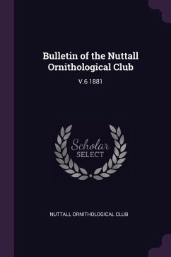 Bulletin of the Nuttall Ornithological Club