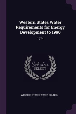 Western States Water Requirements for Energy Development to 1990