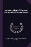 Concentrations of Chemical Elements in Pheasant Tissues