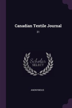 Cover Canadian Textile Journal