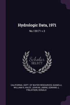 Hydrologic Data, 1971 - Gianelli, William R; Haley, John M