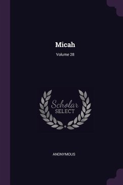 Micah; Volume 28