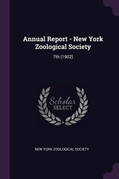 Cover Annual Report - New York Zoological Society