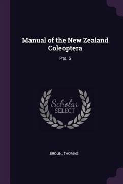 Manual of the New Zealand Coleoptera