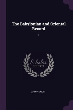 The Babylonian and Oriental Record