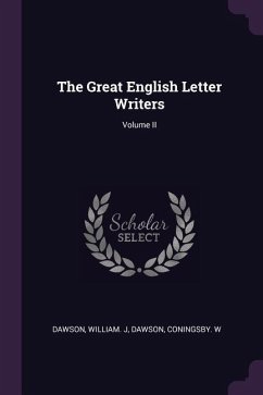 Cover The Great English Letter Writers; Volume II