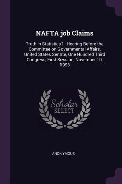 NAFTA job Claims - Anonymous
