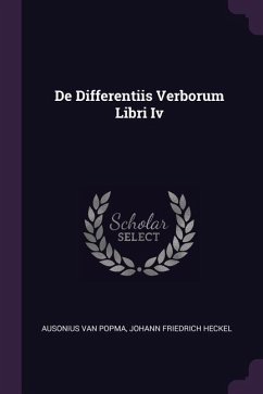De Differentiis Verborum Libri Iv