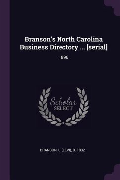 Branson's North Carolina Business Directory ... [serial]
