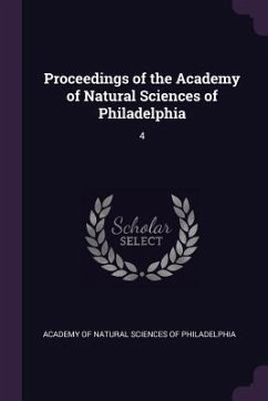 Proceedings of the Academy of Natural Sciences of Philadelphia: 4