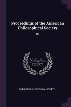 Cover Proceedings of the American Philosophical Society