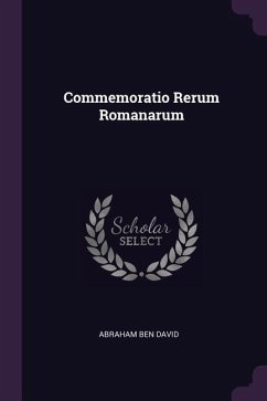 Commemoratio Rerum Romanarum - David, Abraham Ben