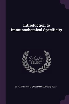 Cover Introduction to Immunochemical Specificity
