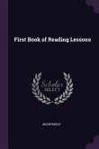 First Book of Reading Lessons