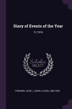 Cover Diary of Events of the Year