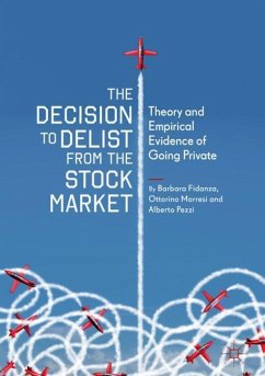 The Decision to Delist from the Stock Market - Fidanza, Barbara;Morresi, Ottorino;Pezzi, Alberto