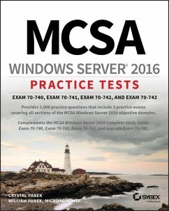 McSa Windows Server 2016 Practice Tests - Panek, Crystal;Panek, William