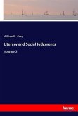 Literary and Social Judgments