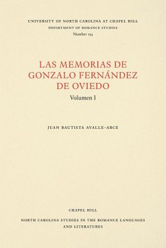 Las Memorias de Gonzalo Fernández de Oviedo - Avalle-Arce, Juan Bautista