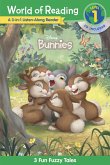 World of Reading: Disney Bunnies 3-In-1 Listen-Along Reader-Level 1: 3 Fun Fuzzy Tales [With Audio CD]