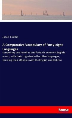 A Comparative Vocabulary of Forty-eight Languages - Tomlin, Jacob