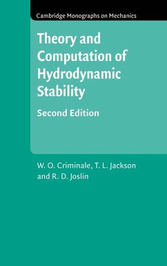 Theory and Computation of Hydrodynamic Stability - Criminale, W. O.; Jackson, T. L.; Joslin, R. D.