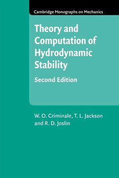 Theory and Computation of Hydrodynamic Stability - Criminale, W. O.; Jackson, T. L.; Joslin, R. D.