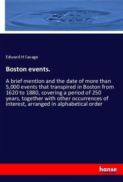 Boston events. - Savage, Edward H