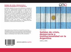 Salidas de crisis, democracia e institucionalidad en la Argentina