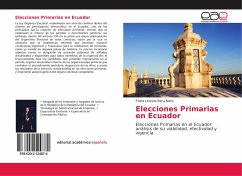 Elecciones Primarias en Ecuador - Baca Nieto, Fedra Leonela