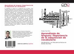 Aprendizaje de lenguas: Importancia de la adquisición de vocabulario - Tovar-Viera, Rodrigo