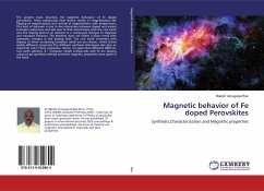 Magnetic behavior of Fe doped Perovskites