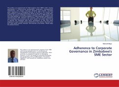 Adherence to Corporate Governance in Zimbabwe's SME Sector