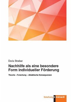 Nachhilfe als eine besondere Form individueller Förderung (eBook, PDF) - Streber, Doris
