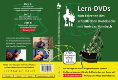 Lern-DVDs Dudelsack - Richtige Griffweise und Technik (grün), 3 DVDs