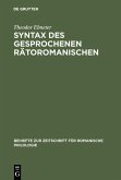 Syntax des gesprochenen Rätoromanischen (eBook, PDF)
