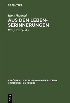 Aus den Lebenserinnerungen (eBook, PDF) - Herzfeld, Hans