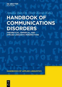 Handbook of Communication Disorders (eBook, ePUB)