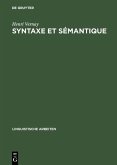 Syntaxe et sémantique (eBook, PDF)